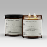 Zen Scented Candle: Hand-Poured in the USA with Natural Coconut Wax