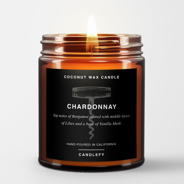 Chardonnay Wine Candle - Candlefy