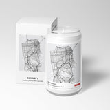 San Francisco City Map Scented Candle - Candlefy