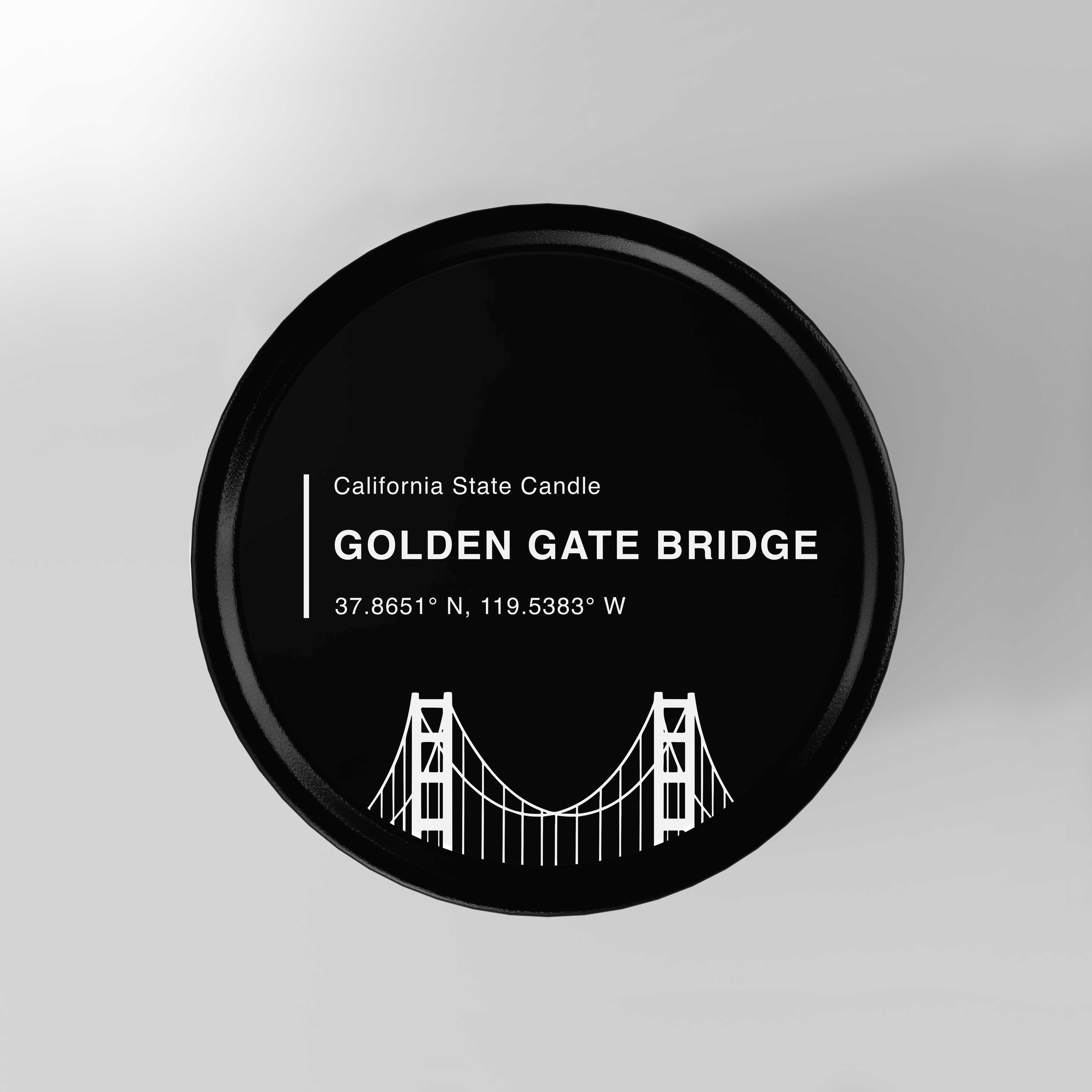 Golden Gate Bridge California Scented Travel Tin Candle , Candlefy