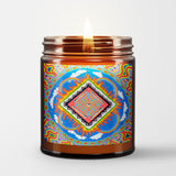 Vivillus Scented Candle in Amber Glass Jar | Life in Color | Vivien Keidel