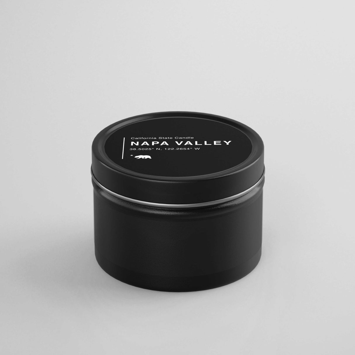 Napa Valley California Scented Travel Tin Candle