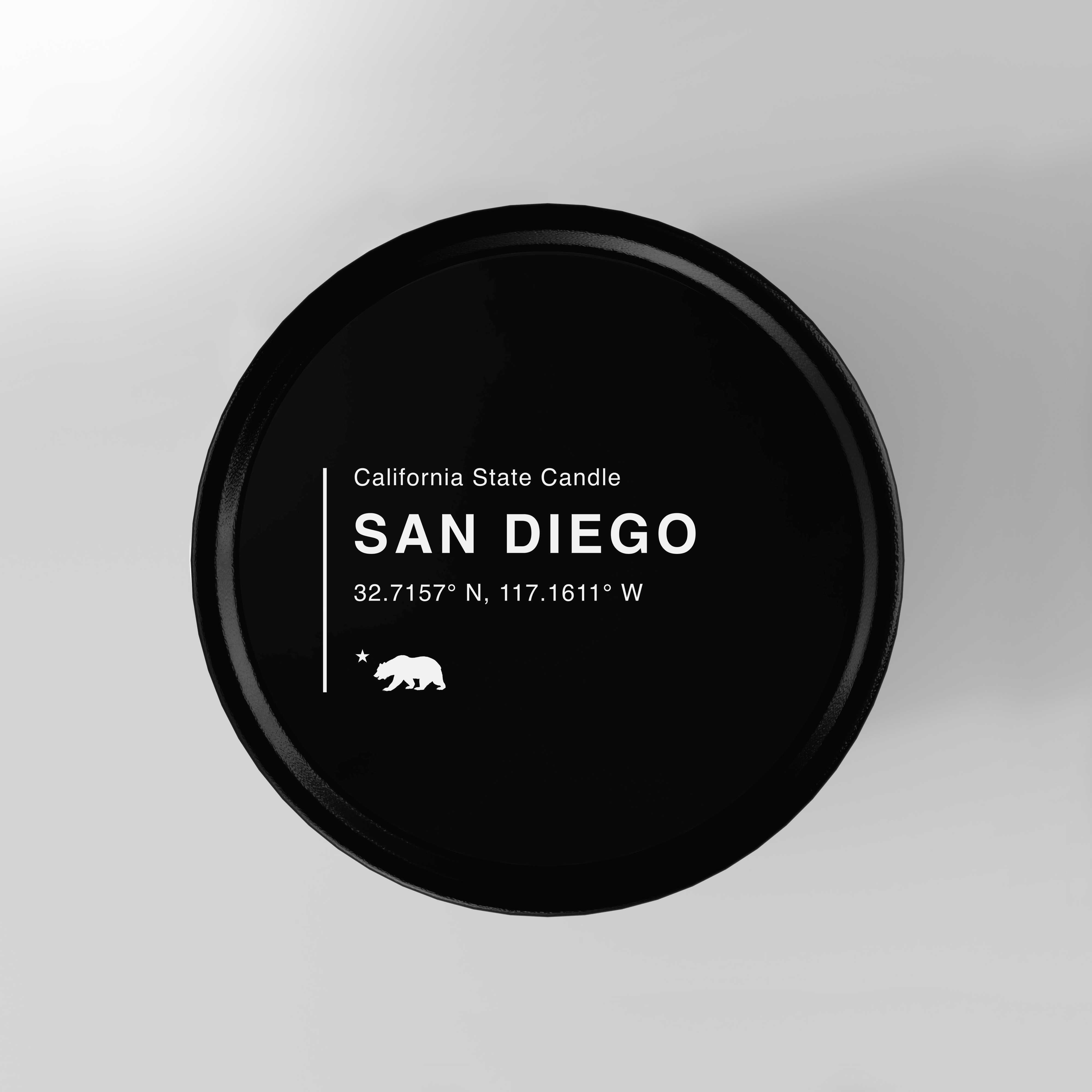 San Diego California Scented Travel Tin Candle , Candlefy