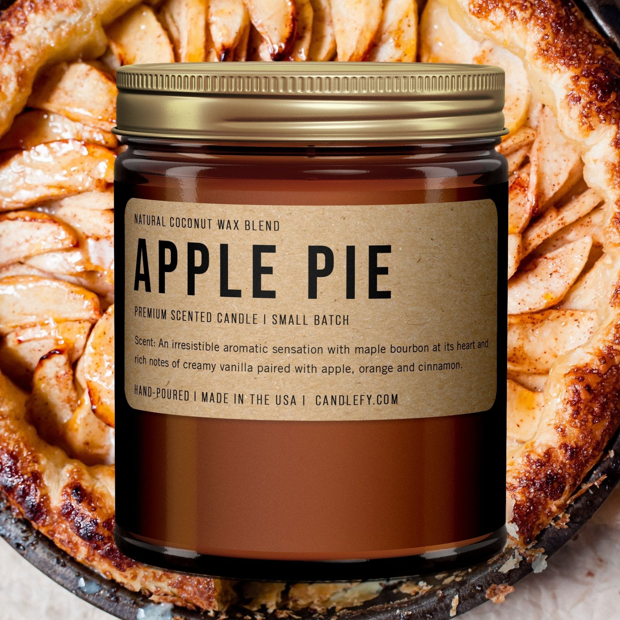 Apple Pie Scented Candle: Fall Candle Collection - Candlefy