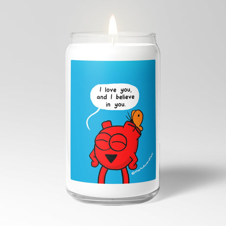 Awkward Yeti Scented Candle in Mason Jar: Love - Candlefy
