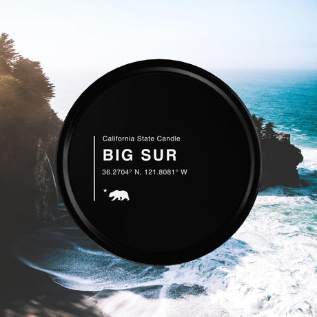 Big Sur California Scented Travel Tin Candle - Candlefy