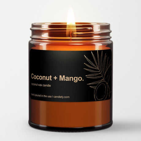 Botanical Spa Candle: Coconut Mango - Candlefy