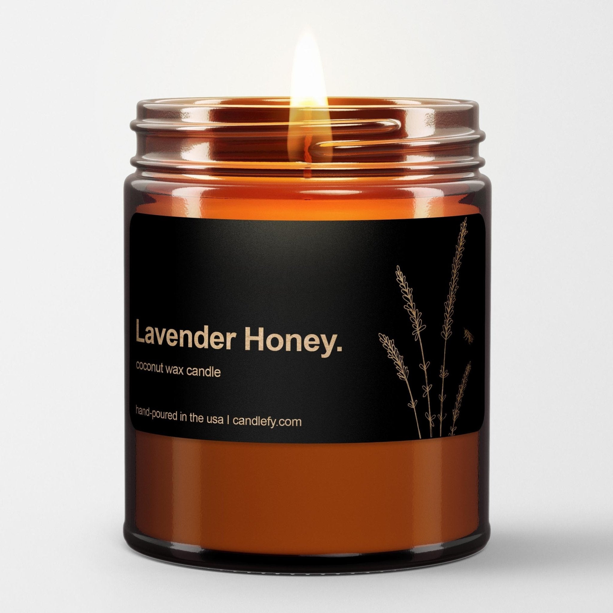 Botanical Spa Candle: Lavender Honey - Candlefy