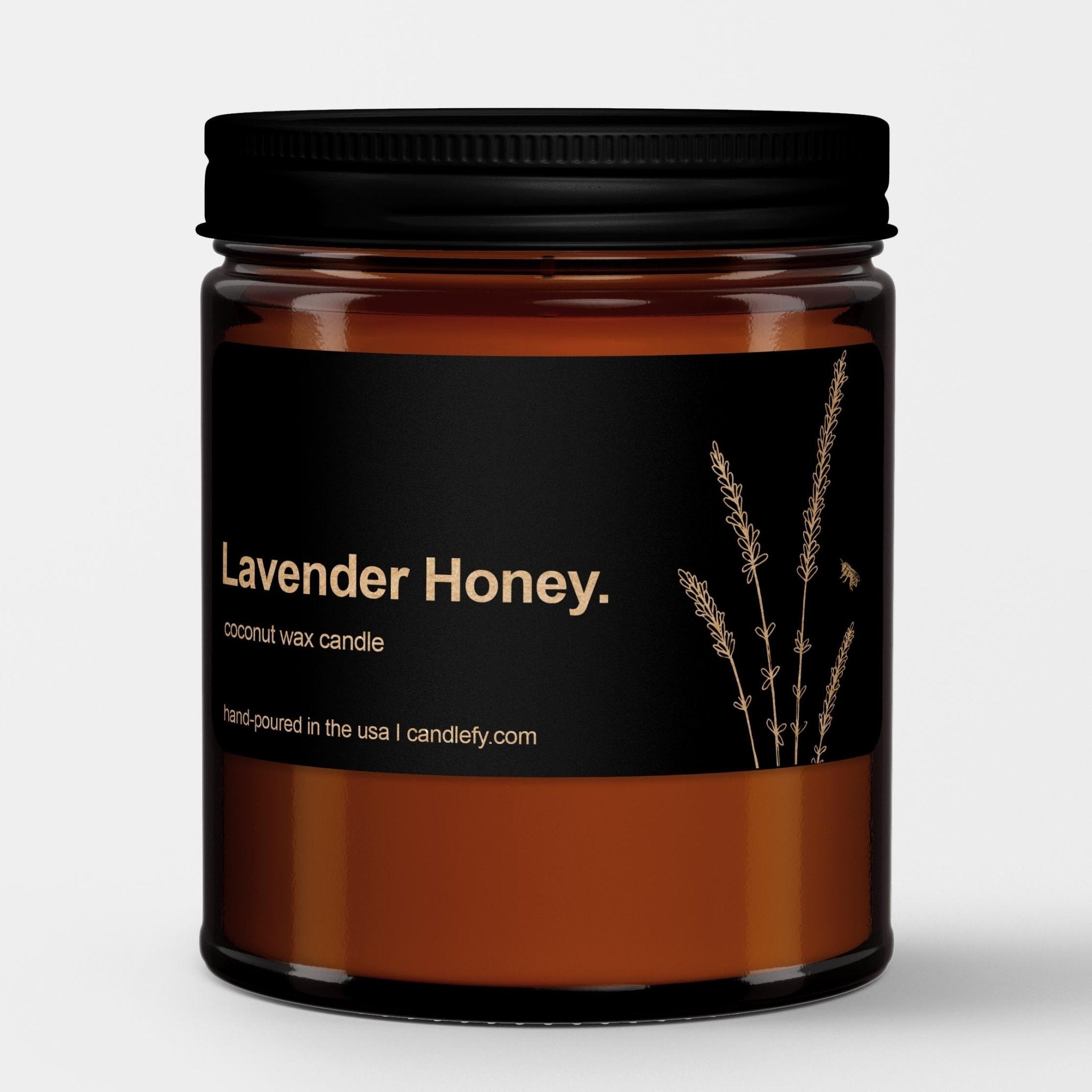 Botanical Spa Candle: Lavender Honey - Candlefy