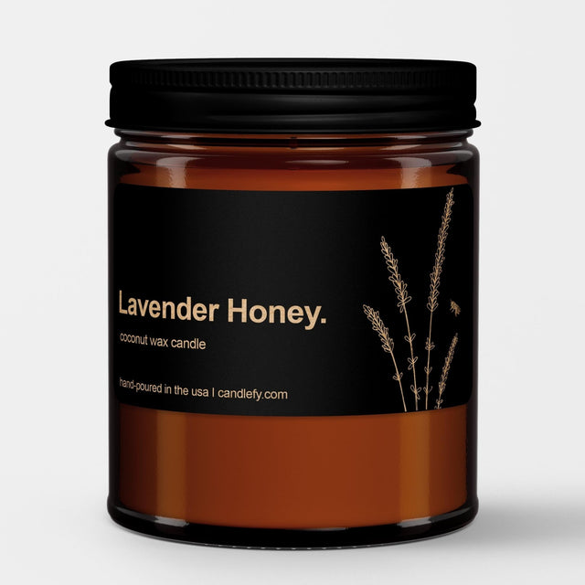 Botanical Spa Candle: Lavender Honey - Candlefy