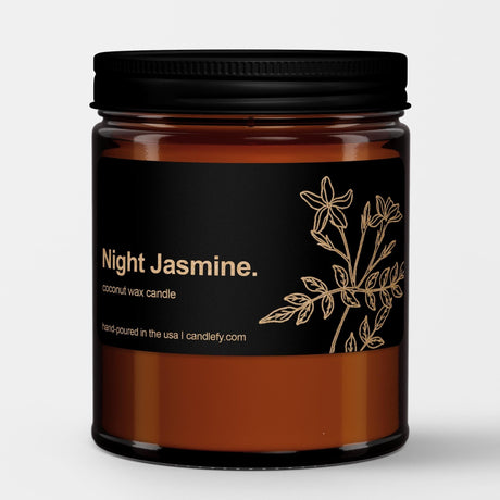 Botanical Spa Candle: Night Jasmine - Candlefy