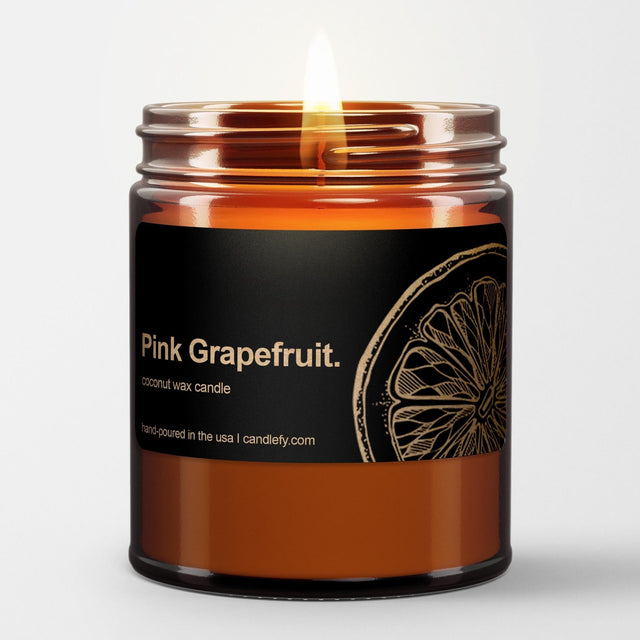 Botanical Spa Candle: Pink Grapefruit - Candlefy