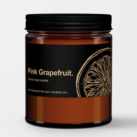 Botanical Spa Candle: Pink Grapefruit - Candlefy