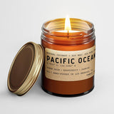 California Coastline Candle Bundle: Big Sur & Pacific Ocean (2-set Natural Wax Candles) - Candlefy