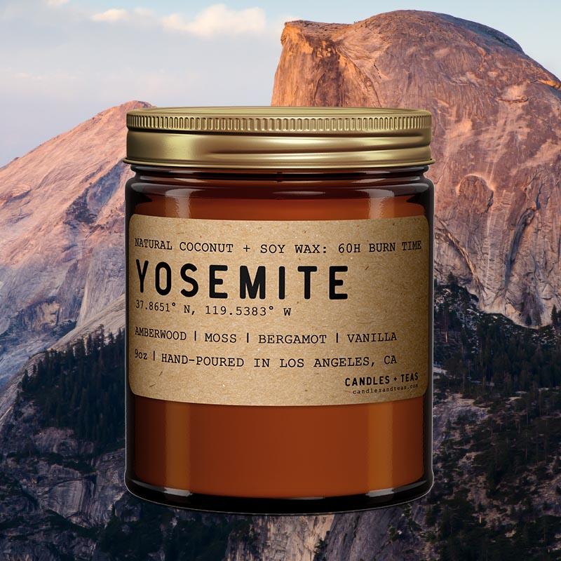 California Park Bundle: Big Sur, Yosemite & Joshua Tree (3-set Natural Wax Candles) - Candlefy
