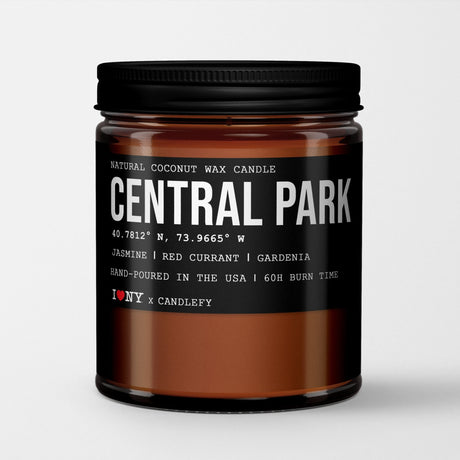 Central Park: New York Scented Candle (Gardenia, Tuberose, Jasmine) - Candlefy