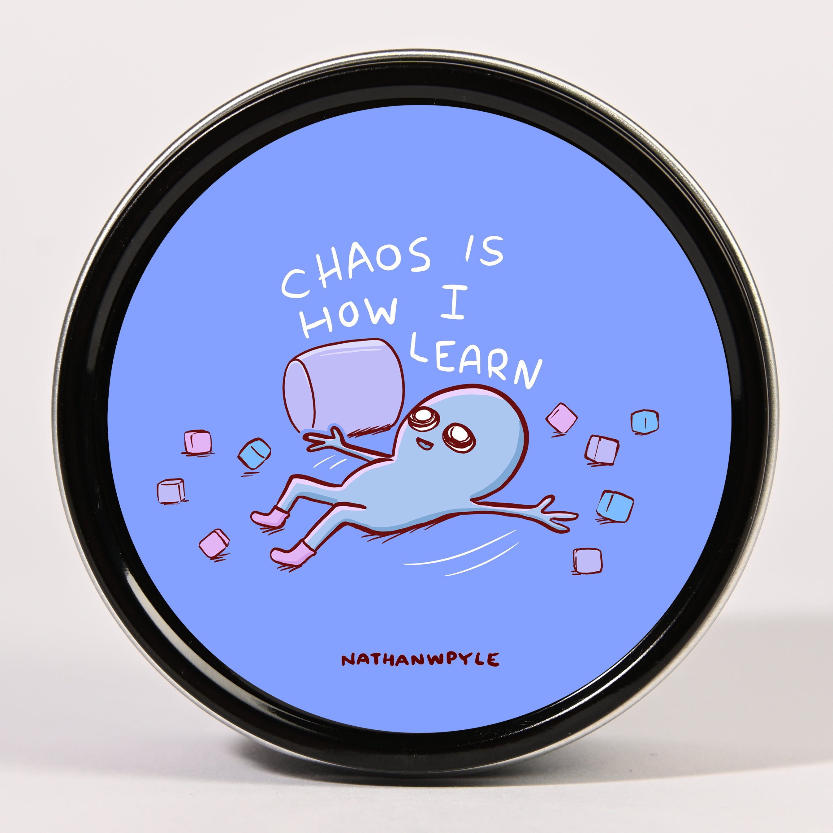 Strange Planet Scented Candle I Chaos Is How I Learn | Nathan W Pyle