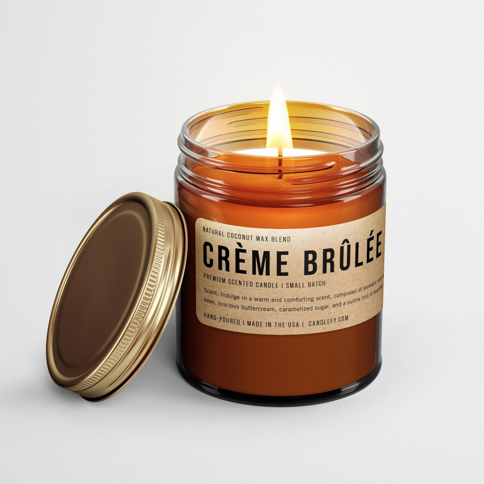 Crème Brûlée Scented Candle: Fall Candle Collection - Candlefy