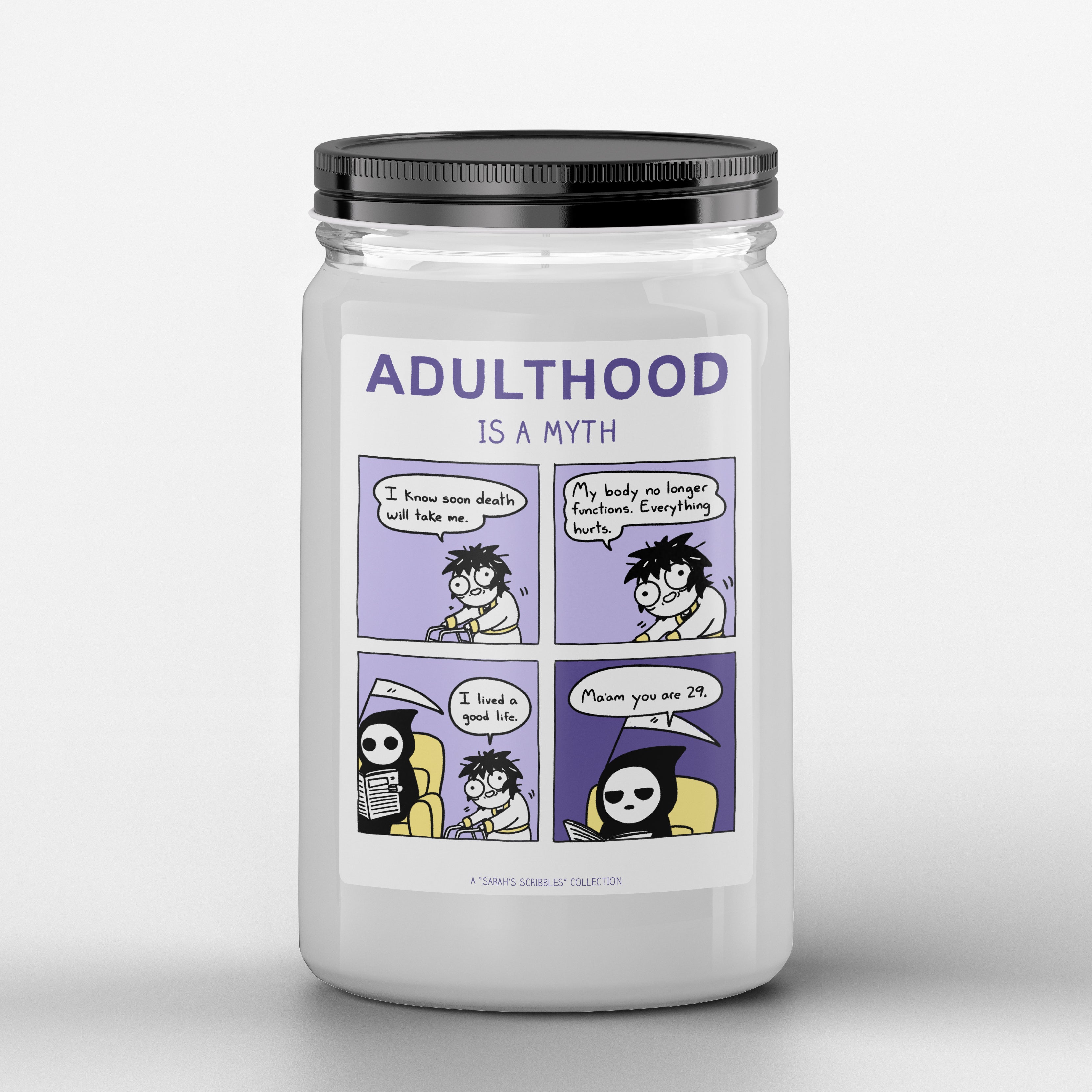 Sarah's Scribbles Scented Candle I Old Age I Sarah Andersen Comics