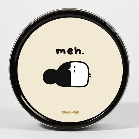 Ellopudge Scented Tin Candle: Meh - Candlefy