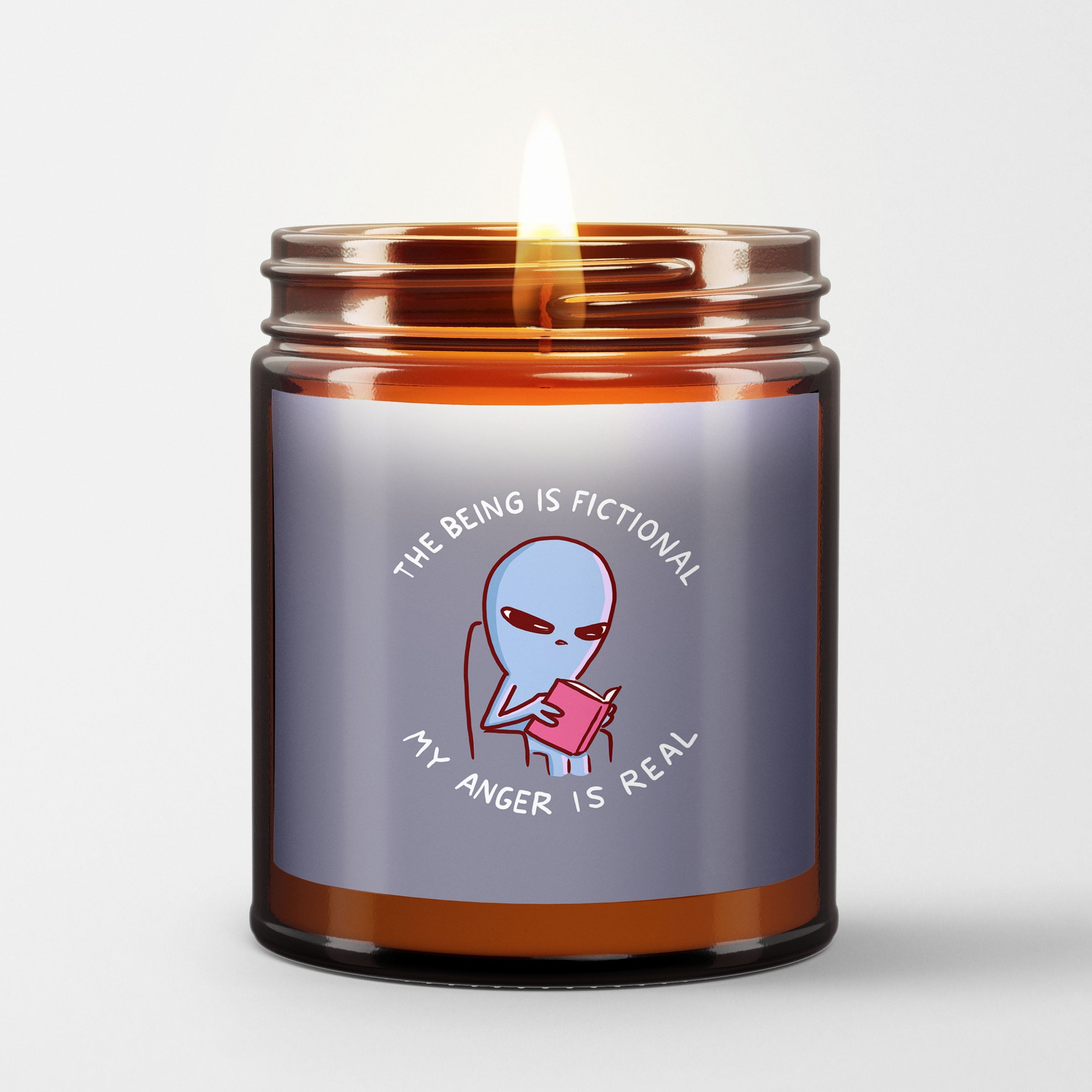 Strange Planet Scented Candle I The Being is Fictional | Nathan W Pyle