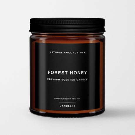 Forest Honey: Premium Scented Candle Made With Natural Coconut Wax - Candlefy