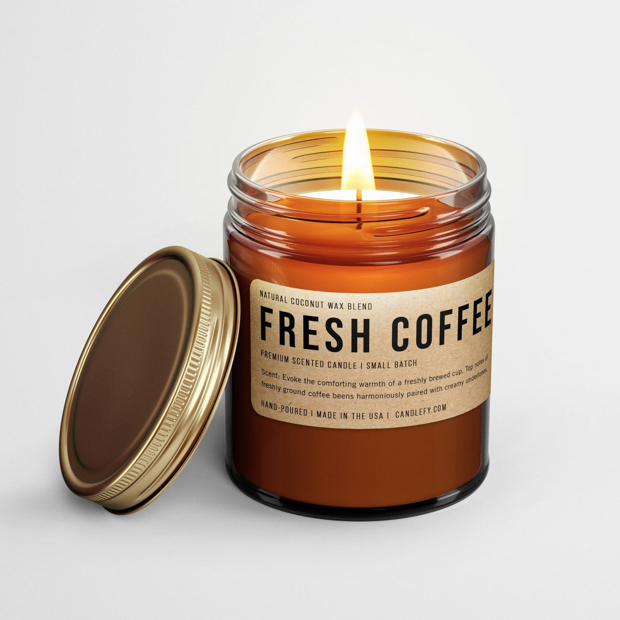 Fresh Coffee Scented Candle: Fall Candle Collection - Candlefy