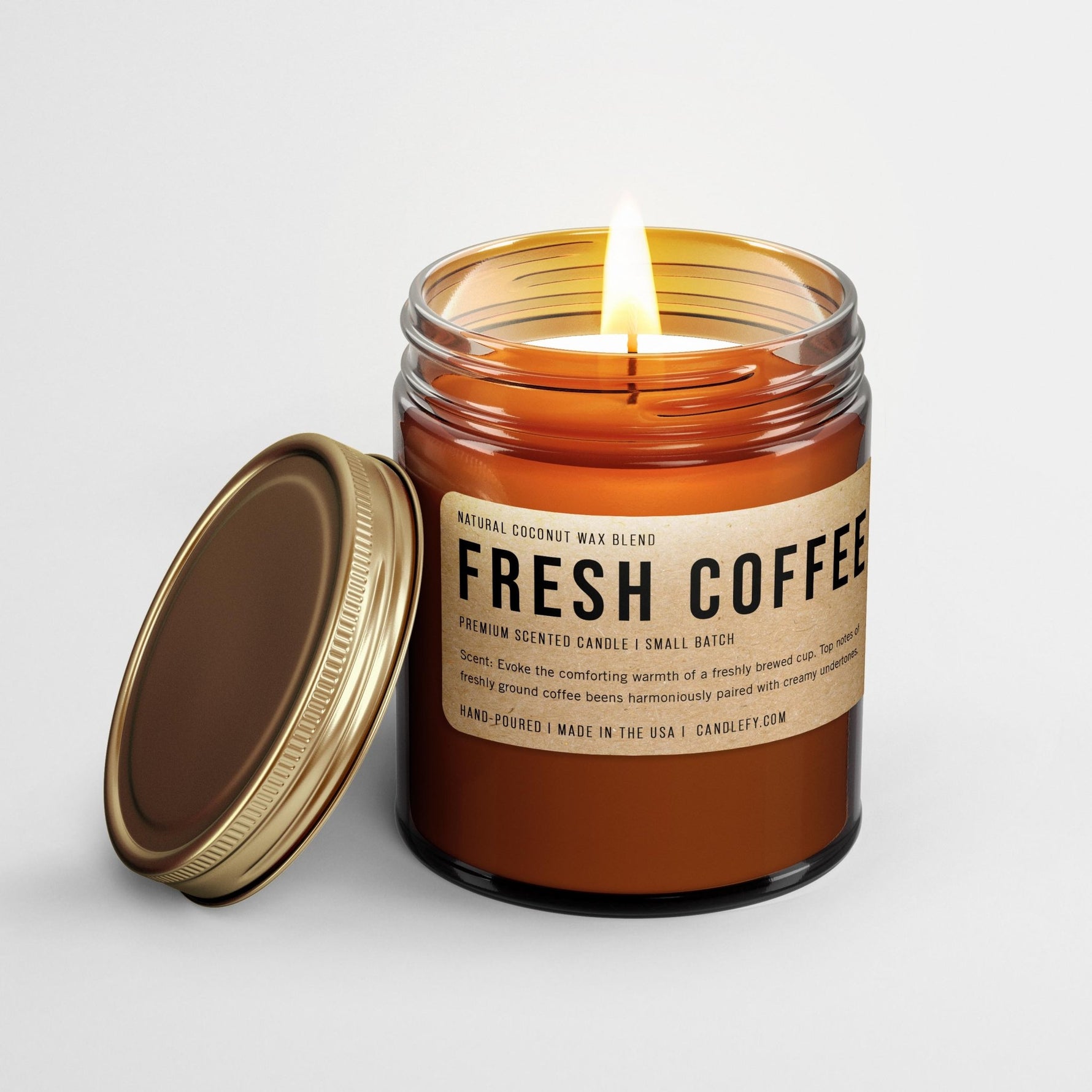 Fresh Coffee Scented Candle: Fall Candle Collection - Candlefy