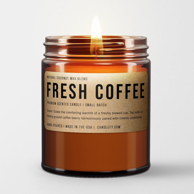 Fresh Coffee Scented Candle: Fall Candle Collection - Candlefy