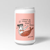 Gemma Correll Scented Candle in Mason Jar: People Aren't - Candlefy