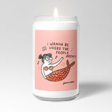 Gemma Correll Scented Candle in Mason Jar: People Aren't - Candlefy