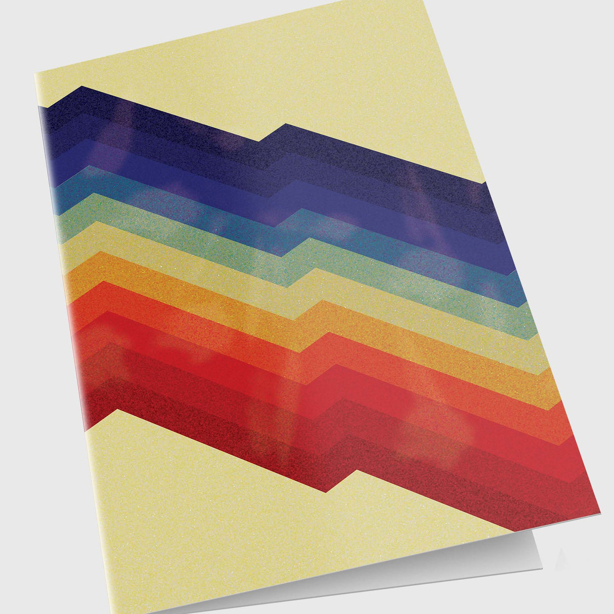 Geometric Rainbow Drawing Personalized Greeting Card - Candlefy