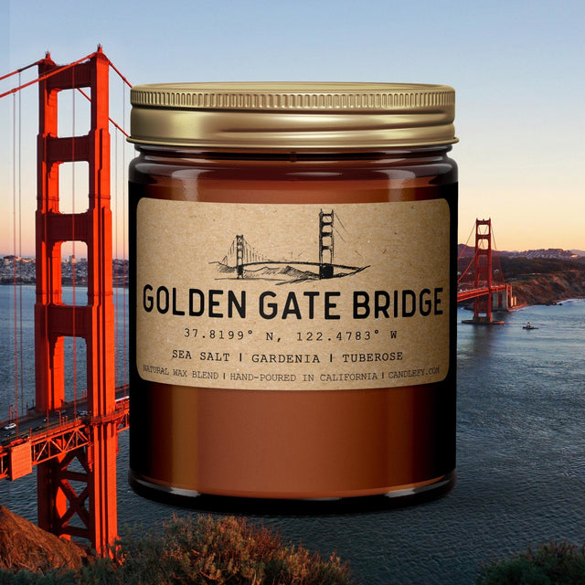 Golden Gate Bridge I California Scented Candle - Candlefy