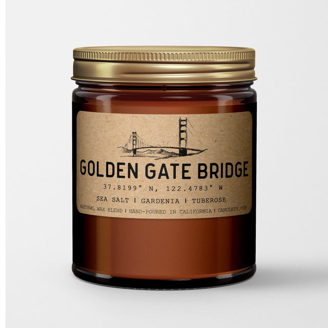 Golden Gate Bridge I California Scented Candle - Candlefy