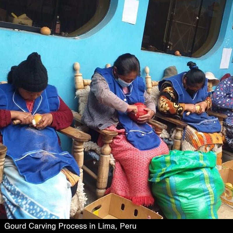 Hand-Carved Peruvian Gourd Candles, The Andes Scent, 100 Hour Burn-Time - Candlefy