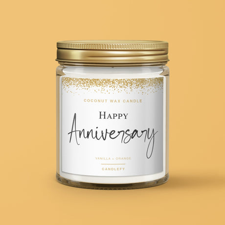Happy Anniversary Gift Candle - Candlefy