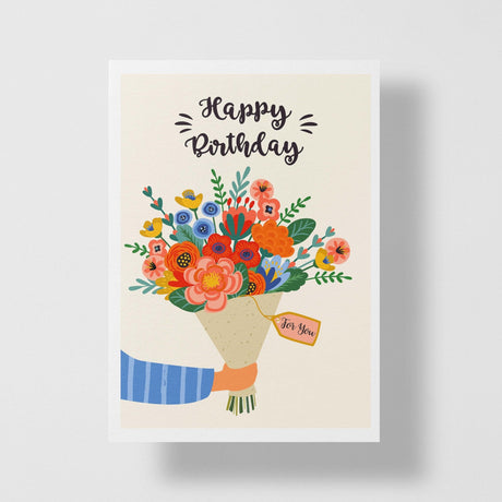 Happy Birthday Personalized Greeting Card - Candlefy