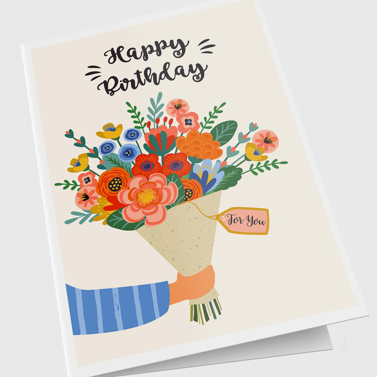 Happy Birthday Personalized Greeting Card - Candlefy