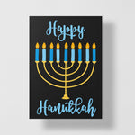 Happy Hanukkah Personalized Greeting Card - Candlefy