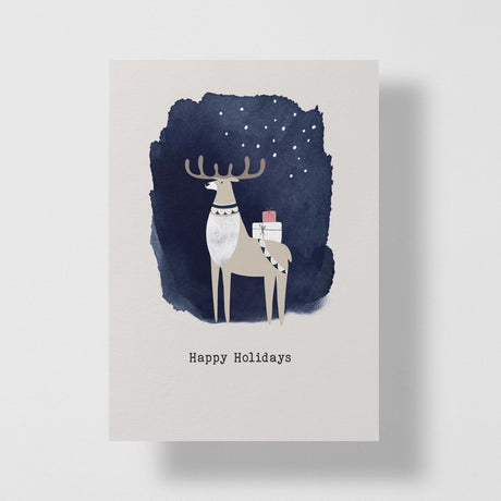 Happy Holidays Personalized Greeting Card - Candlefy