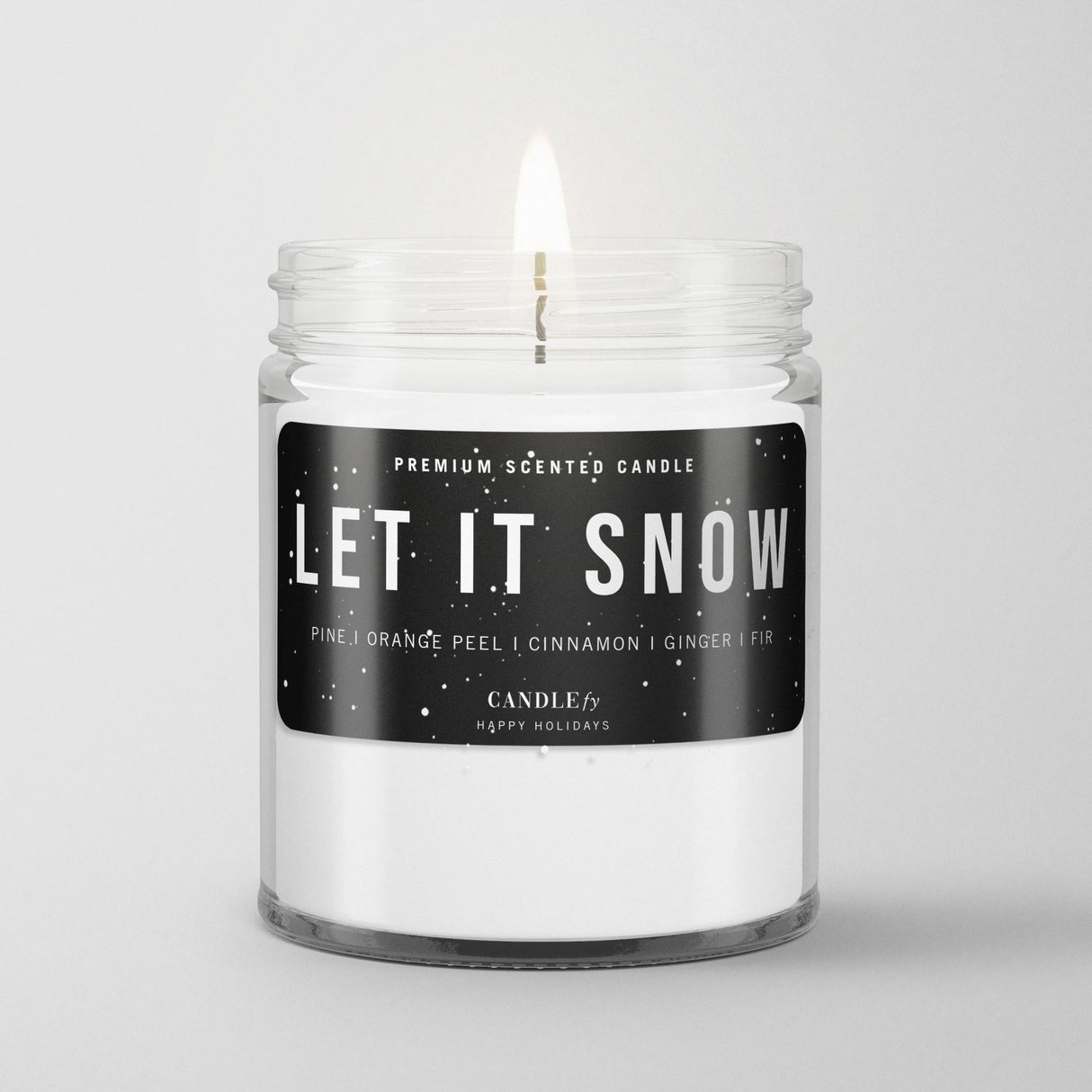 Holiday Candle: Let It Snow - Candlefy