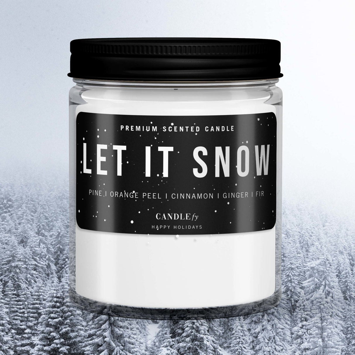 Holiday Candle: Let It Snow - Candlefy