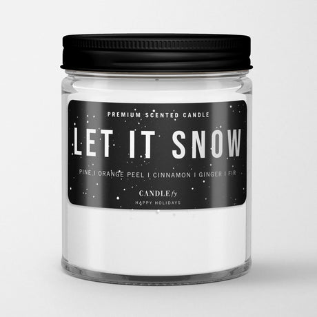 Holiday Candle: Let It Snow - Candlefy