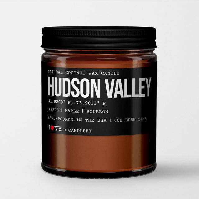 Hudson Valley: New York Scented Candle (Apple, Maple, Bourbon) - Candlefy