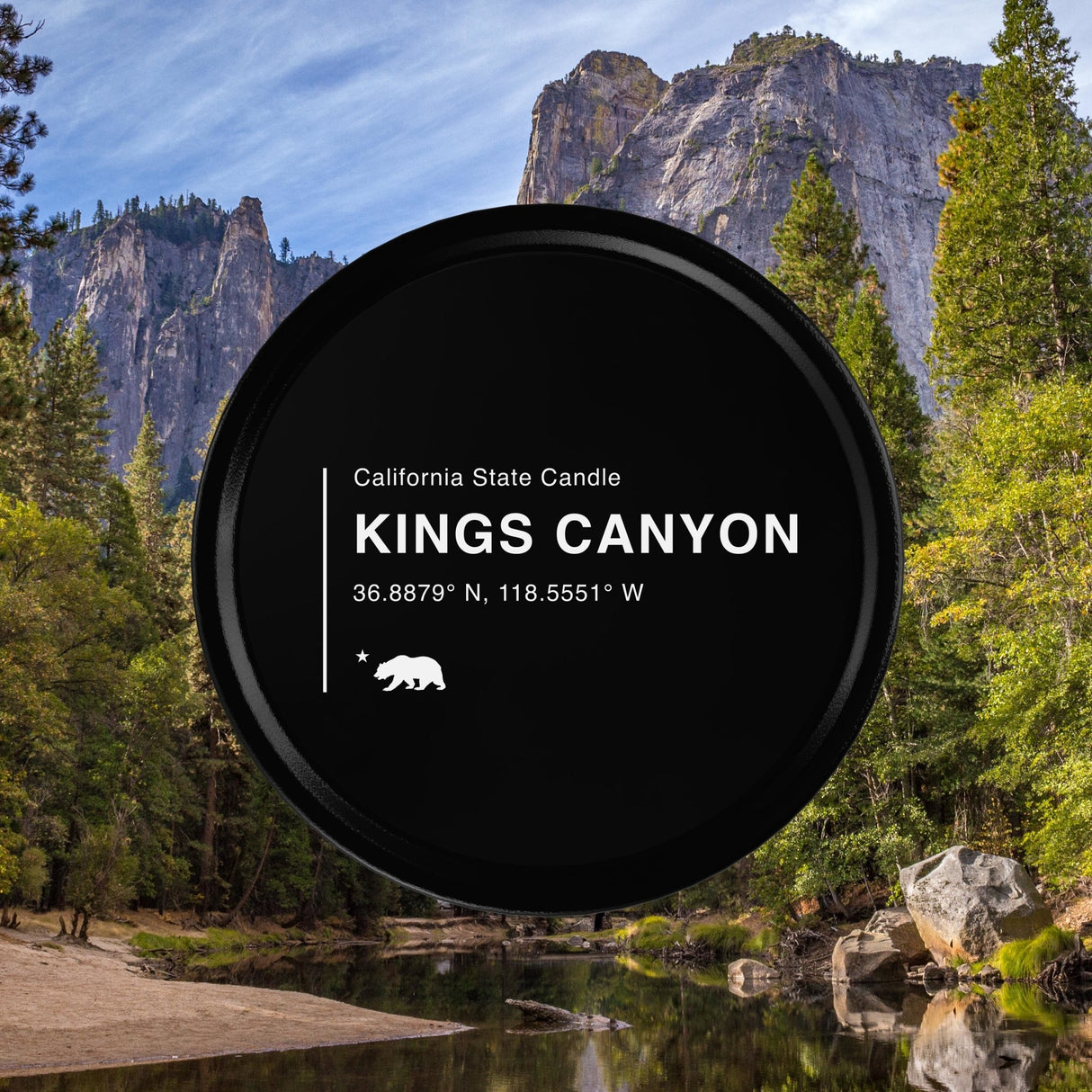 Kings Canyon California Scented Travel Tin Candle - Candlefy