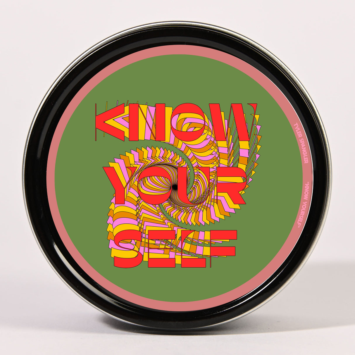 Tyler Spangler Scented Tin Candle I Know Yourself I Premium Scented Candle