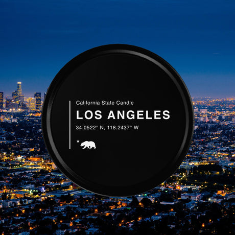 Los Angeles California Scented Travel Tin Candle - Candlefy