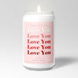 Love You Valentine's Day Candle with Gift Box - Candlefy