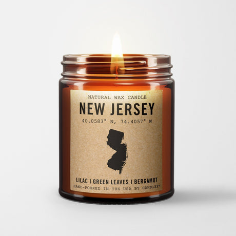 New Jersey Homestate Candle - Candlefy
