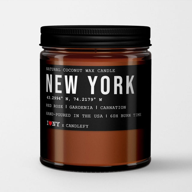 New York City Scented Candle Gift Box (4 candles / 240H Burn Time) - Candlefy